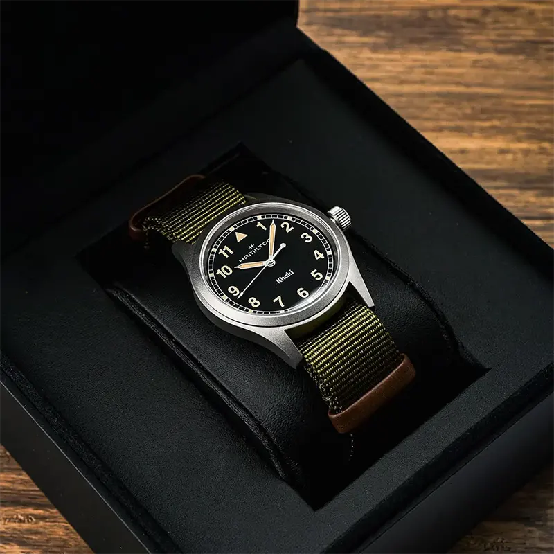 Hamilton Khaki Field Swiss Quartz 38mm Dial Men's Watch- H69401930